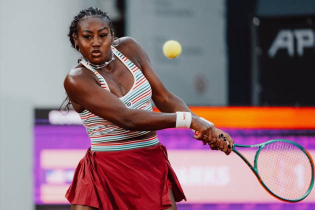 TENNIS - WTA, Tennis Damen Upper Austria Ladies Linz LINZ,AUSTRIA,06.APR.26 - TENNIS - WTA Tour, Upper Austria Ladies Linz. Image shows Alycia Parks (USA).  GEPAxpictures xAlexanderxSolc
