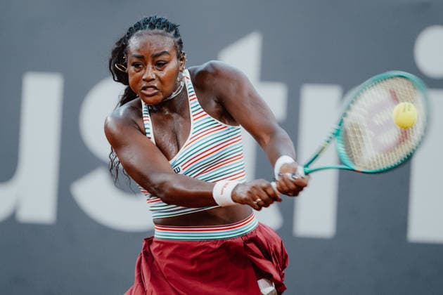 TENNIS - WTA, Tennis Damen Upper Austria Ladies Linz LINZ,AUSTRIA,06.APR.26 - TENNIS - WTA Tour, Upper Austria Ladies Linz. Image shows Alycia Parks (USA).  GEPAxpictures xAlexanderxSolc