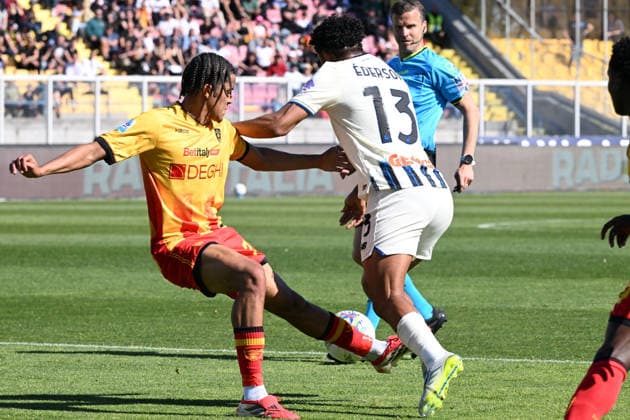 Atalanta s Ederson during the Serie A Enilive matchday 31 between US Lecce and Atalanta BC at the Stadio Via del Mare in Lecce, Italy, Sunday, April 6, 2026. (Photo Pierluigi Pinto LaPresse)  Copyright: xPierluigixPinto LaPressex