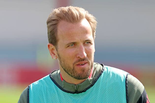 9 Harry Kane, Portraet, Portrait, Fussball Abschlusstraining vor UEFA Champions League Spiel Real Madrid CF - FC Bayern München 06.04.2026 Trainingsgelände, Säbenerstr. FOTO: Mladen Lackovic LakoPress