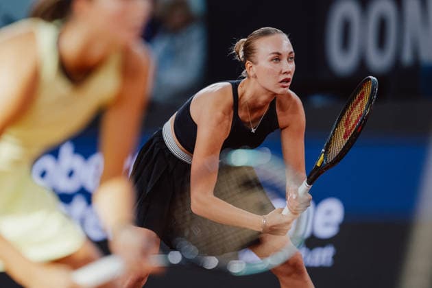 TENNIS - WTA, Tennis Damen Upper Austria Ladies Linz LINZ,AUSTRIA,06.APR.26 - TENNIS - WTA Tour, Upper Austria Ladies Linz. Image shows Anastasia Potapova (AUT).  GEPAxpictures xAlexanderxSolc