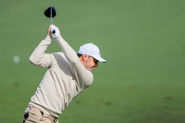260406 Scottie Scheffler of the United States during practice at the range prior to the 2026 Masters Golf Tournament on April 6, 2026 in Augusta. Photo: Petter Arvidson BILDBYRAN kod PA PA1190 golf masters bbeng the masters augusta Copyright: PETTERxARVIDSON BB260406PA035