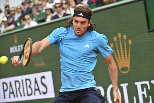 Tennis - Monte Carlo Rolex Masters 2026 - ATP, Tennis Herren - 06 04 2026 - Tennis - Monte Carlo Rolex Masters 2026 - ATP - 06 04 2026 - Stefanos Tsitsipas - Grece Monaco  Copyright: xChrysleneCaillaud xPsnewzx