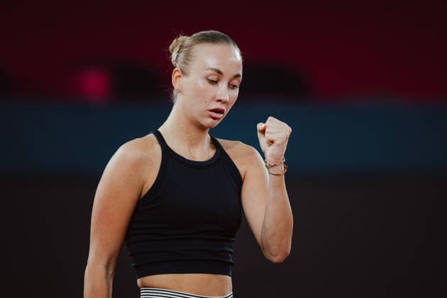 TENNIS - WTA, Tennis Damen Upper Austria Ladies Linz LINZ,AUSTRIA,06.APR.26 - TENNIS - WTA Tour, Upper Austria Ladies Linz. Image shows Anastasia Potapova (AUT).  GEPAxpictures xAlexanderxSolc