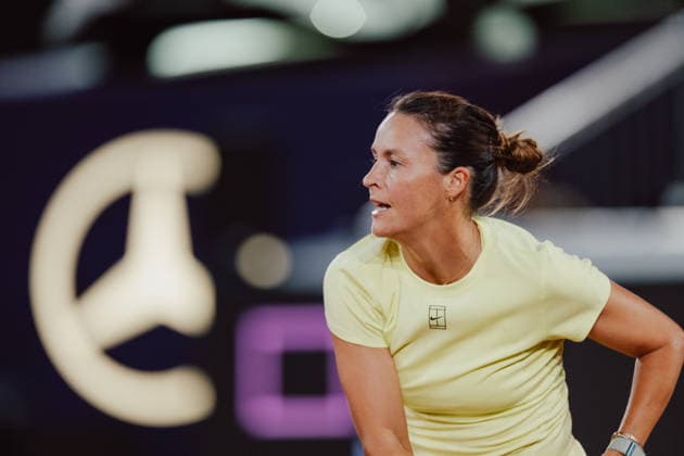 TENNIS - WTA, Tennis Damen Upper Austria Ladies Linz LINZ,AUSTRIA,06.APR.26 - TENNIS - WTA Tour, Upper Austria Ladies Linz. Image shows Tatjana Maria (GER).  GEPAxpictures xAlexanderxSolc