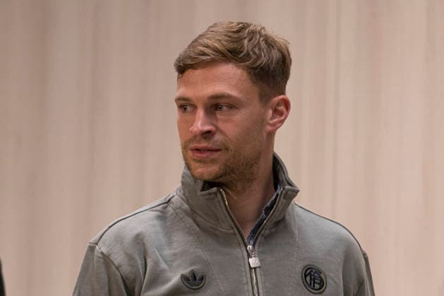 Bayern Munich press conference, PK, Pressekonferenz prior UEFA Champions League 2025 26 Quarter-Final First Leg MADRID, SPAIN - APRIL 6: Joshua Kimmich, of Bayern Munich, is seen Santiago Bernabeu stadium ahead of the UEFA Champions League 2025 26 Quarter-Final First Leg against Real Madrid CF at estadio Santiago BernabÃ u on April 6, 2026 in Madrid, Spain. Valdebebas Ciudad Real Madrid Madrid Spain Madrid Madrid Spain Copyright: xAlejandroxMatiasx