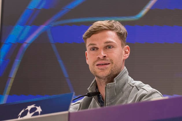 Bayern Munich press conference, PK, Pressekonferenz prior UEFA Champions League 2025 26 Quarter-Final First Leg MADRID, SPAIN - APRIL 6: Joshua Kimmich, of Bayern Munich, is seen Santiago Bernabeu stadium ahead of the UEFA Champions League 2025 26 Quarter-Final First Leg against Real Madrid CF at estadio Santiago BernabÃ u on April 6, 2026 in Madrid, Spain. Valdebebas Ciudad Real Madrid Madrid Spain Madrid Madrid Spain Copyright: xAlejandroxMatiasx