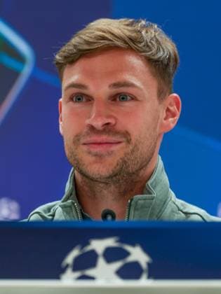 Joshua Kimmich 6 (FC Bayern Muenchen), Pressekonferenz, FC Bayern Muenchen, Fussball, Maenner, UEFA Champions League, Saison 2025 2026, Pressekonferenz vor dem Viertelfinal-Hinspiel (Quarter Finals 1st Leg) gegen Real Madrid, 06.04.2026 Madrid Madrid Spanien