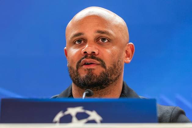 Chef-Trainer Vincent Kompany (FC Bayern Muenchen), Pressekonferenz, FC Bayern Muenchen, Fussball, Maenner, UEFA Champions League, Saison 2025 2026, Pressekonferenz vor dem Viertelfinal-Hinspiel (Quarter Finals 1st Leg) gegen Real Madrid, 06.04.2026 Madrid Madrid Spanien