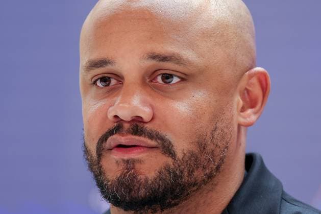 Chef-Trainer Vincent Kompany (FC Bayern Muenchen), Pressekonferenz, FC Bayern Muenchen, Fussball, Maenner, UEFA Champions League, Saison 2025 2026, Pressekonferenz vor dem Viertelfinal-Hinspiel (Quarter Finals 1st Leg) gegen Real Madrid, 06.04.2026 Madrid Madrid Spanien