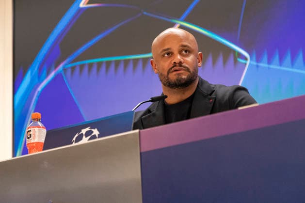 Bayern Munich press conference, PK, Pressekonferenz prior UEFA Champions League 2025 26 Quarter-Final First Leg MADRID, SPAIN - APRIL 6: Vicent Kompany, head coach of Bayern Munich, is seen during the press conference ahead of the UEFA Champions League 2025 26 Quarter-Final First Leg against Real Madrid CF at Santiago Bernabeu stadium on April 6, 2026 in Madrid, Spain. Valdebebas Ciudad Real Madrid Madrid Spain Madrid Madrid Spain Copyright: xALEJANDROxMATIASx