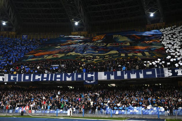 As Napoli 06 04 2026 - campionato di calcio serie A Napoli-Milan foto Antonello Sammarco Image nella foto: tifosi Napoli 