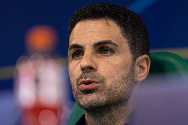 April 6, 2026, Lisbon, Lisbon, Portugal: Arsenal head coach from Spain MIKEL ARTETA during the press conference, PK, Pressekonferenz before the UEFA Champions League between Sporting and Arsenal at Estadio Jose de Alvalade Soccer 2026: Pre-Game Press Conference  - ZUMAs359 20260406_zsp_s359_063 Copyright: xAlexandrexdexSousax