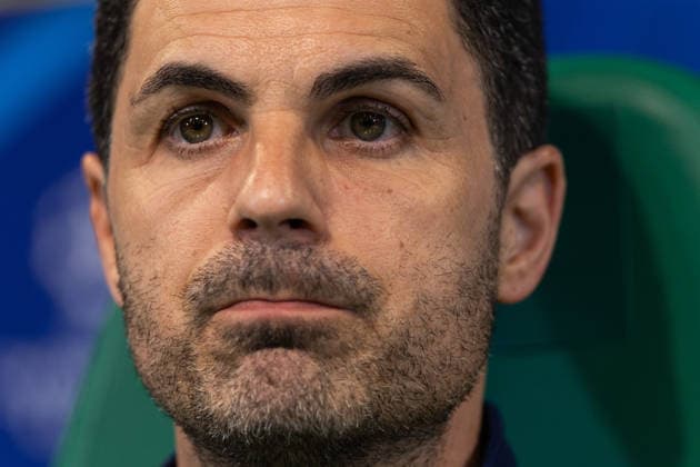April 6, 2026, Lisbon, Lisbon, Portugal: Arsenal head coach from Spain MIKEL ARTETA during the press conference, PK, Pressekonferenz before the UEFA Champions League between Sporting and Arsenal at Estadio Jose de Alvalade Soccer 2026: Pre-Game Press Conference  - ZUMAs359 20260406_zsp_s359_072 Copyright: xAlexandrexdexSousax