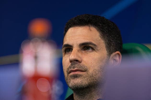 April 6, 2026, Lisbon, Lisbon, Portugal: Arsenal head coach from Spain MIKEL ARTETA during the press conference, PK, Pressekonferenz before the UEFA Champions League between Sporting and Arsenal at Estadio Jose de Alvalade Soccer 2026: Pre-Game Press Conference  - ZUMAs359 20260406_zsp_s359_077 Copyright: xAlexandrexdexSousax