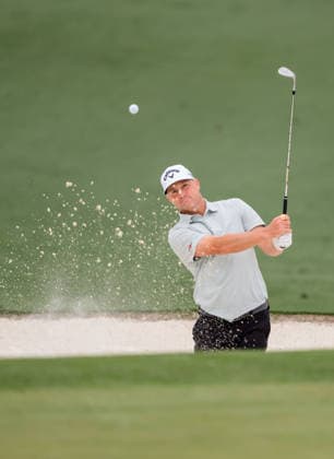 260406 Alex NorÃ n of Sweden during a practice round prior to the 2026 Masters Golf Tournament on April 6, 2026 in Augusta. Photo: Petter Arvidson BILDBYRAN kod PA PA1190 golf masters bbeng the masters augusta Copyright: PETTERxARVIDSON BB260406PA046
