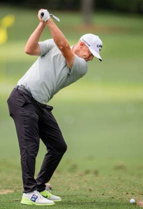 260406 Alex NorÃ n of Sweden during practice at the range prior to the 2026 Masters Golf Tournament on April 6, 2026 in Augusta. Photo: Petter Arvidson BILDBYRAN kod PA PA1190 golf masters bbeng the masters augusta sverige Copyright: PETTERxARVIDSON BB260406PA059