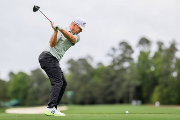 260406 Alex NorÃ n of Sweden during a practice round prior to the 2026 Masters Golf Tournament on April 6, 2026 in Augusta. Photo: Petter Arvidson BILDBYRAN kod PA PA1190 golf masters bbeng the masters augusta sverige Copyright: PETTERxARVIDSON BB260406PA081