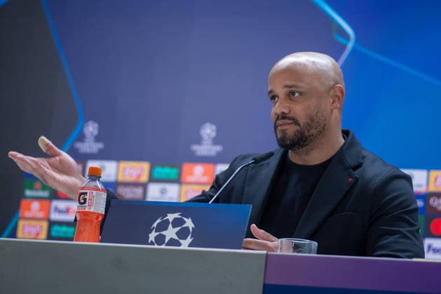 April 6, 2026, Madrid, Spain: Vincent Kompany, FC Bayern Munich coach attends a press conference, PK, Pressekonferenz ahead of the match between Real Madrid and FC Bayern Munich on Tuesday, April 7, 2026, at the Santiago Bernabeu Stadium, the first leg of the UEFA Champions League quarter-finals. FC Bayern UCL Press Conference In Madrid - 06 Apr 2026 - ZUMAs197 20260406_aaa_s197_104 Copyright: xDavidxCanalesx