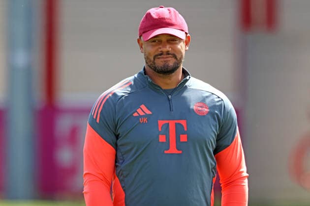 Trainer Vincent Kompany, Portraet, Portrait, Fussball Abschlusstraining vor UEFA Champions League Spiel Real Madrid CF - FC Bayern München 06.04.2026 Trainingsgelände, Säbenerstr. FOTO: Mladen Lackovic LakoPress