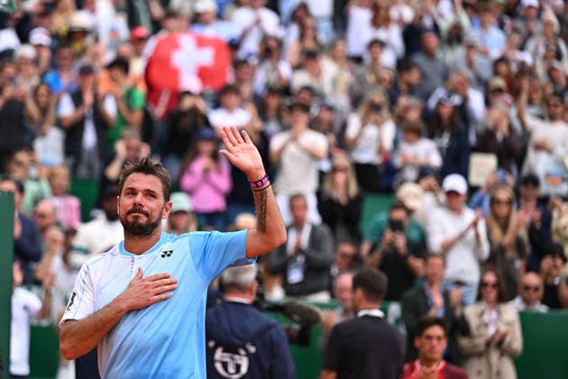 Rolex Monte-Carlo Masters - Men s Singles - S Baez v S Wawrinka Stan Wawrinka (SUI) during his first and last round match at the 2026 Rolex Monte-Carlo Masters in Monte-Carlo, MONACO, on April 6th, 2026. Photo by Corinne Dubreuil ABACAPRESS.COM Monte Carlo Monaco  Copyright: xDubreuilxCorinne ABACAx