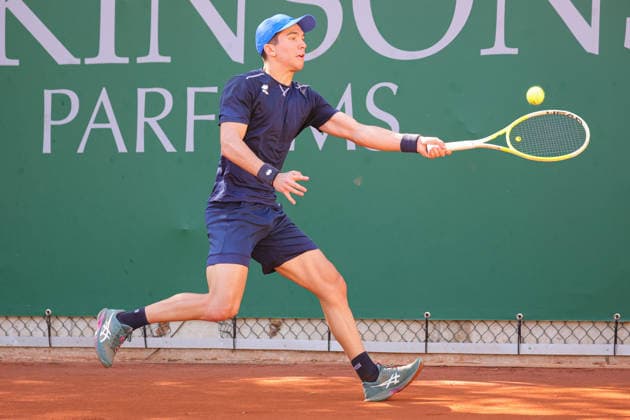 Andrea GUERRIERI (ITA) during ATP, Tennis Herren Challenger Monza, International Tennis match in Monza, Italy, April 07 2026  Copyright: xRobertaxCorradin IPAxSportx xipa-agency.netx xx IPA_73803414 IPA_Agency_IPA73803414