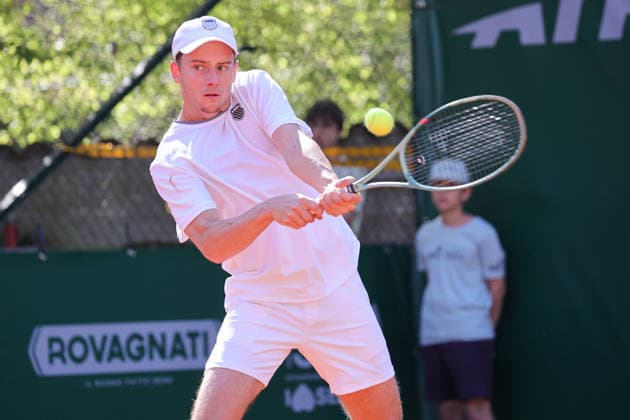 Guy DEN OUDEN (NED) during ATP, Tennis Herren Challenger Monza, International Tennis match in Monza, Italy, April 07 2026  Copyright: xRobertaxCorradin IPAxSportx xipa-agency.netx xx IPA_73803416 IPA_Agency_IPA73803416