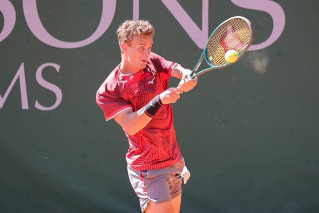Luca VAN ASSCHE (FRA) during ATP, Tennis Herren Challenger Monza, International Tennis match in Monza, Italy, April 07 2026  Copyright: xRobertaxCorradin IPAxSportx xipa-agency.netx xx IPA_73803418 IPA_Agency_IPA73803418