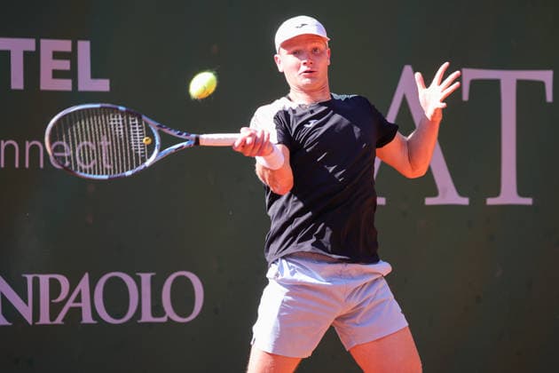 Maks KASNIKOWSKI (POL) during ATP, Tennis Herren Challenger Monza, International Tennis match in Monza, Italy, April 07 2026  Copyright: xRobertaxCorradin IPAxSportx xipa-agency.netx xx IPA_73803405 IPA_Agency_IPA73803405