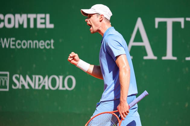 Sandro KOPP (AUT) during ATP, Tennis Herren Challenger Monza, International Tennis match in Monza, Italy, April 07 2026  Copyright: xRobertaxCorradin IPAxSportx xipa-agency.netx xx IPA_73803423 IPA_Agency_IPA73803423