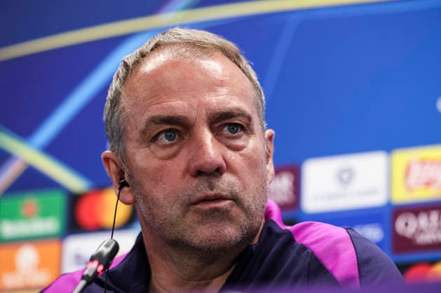 April 7, 2026, Sant Joan Despi, Barcelona, SPAIN: Hansi Flick, head coach of FC Barcelona, Barca attends his press conference, PK, Pressekonferenz during the training day of FC Barcelona ahead the UEFA Champions League 2025 26, Quarter-finals First Leg, football match against Atletico de Madrid at Ciudad Esportiva Joan Gamper on April 07, 2026 in Sant Joan Despi, Barcelona, Spain. Sant Joan Despi SPAIN - ZUMAa181 20260407_zaa_a181_071 Copyright: xJavierxBorregox