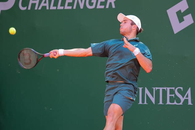 Arthur FERY (GBR) during ATP, Tennis Herren Challenger Monza, International Tennis match in Monza, Italy, April 07 2026  Copyright: xRobertaxCorradin IPAxSportx xipa-agency.netx xx IPA_73806285 IPA_Agency_IPA73806285