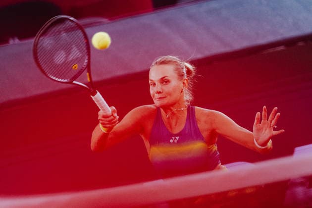 TENNIS - WTA, Tennis Damen Upper Austria Ladies Linz LINZ,AUSTRIA,07.APR.26 - TENNIS - WTA Tour, Upper Austria Ladies Linz. Image shows Dayana Yastremska (UKR).  GEPAxpictures xAlexanderxSolc