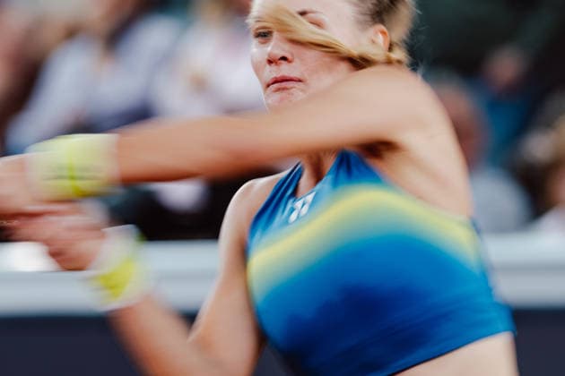TENNIS - WTA, Tennis Damen Upper Austria Ladies Linz LINZ,AUSTRIA,07.APR.26 - TENNIS - WTA Tour, Upper Austria Ladies Linz. Image shows Dayana Yastremska (UKR).  GEPAxpictures xAlexanderxSolc