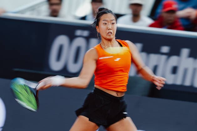 TENNIS - WTA, Tennis Damen Upper Austria Ladies Linz LINZ,AUSTRIA,07.APR.26 - TENNIS - WTA Tour, Upper Austria Ladies Linz. Image shows Ann Li (USA).  GEPAxpictures xAlexanderxSolc