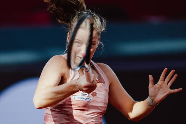 TENNIS - WTA, Tennis Damen Upper Austria Ladies Linz LINZ,AUSTRIA,07.APR.26 - TENNIS - WTA Tour, Upper Austria Ladies Linz. Image shows Sinja Kraus (AUT).  GEPAxpictures xAlexanderxSolc