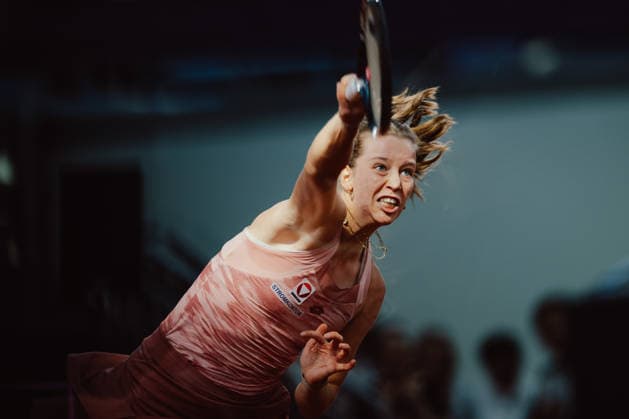 TENNIS - WTA, Tennis Damen Upper Austria Ladies Linz LINZ,AUSTRIA,07.APR.26 - TENNIS - WTA Tour, Upper Austria Ladies Linz. Image shows Sinja Kraus (AUT).  GEPAxpictures xAlexanderxSolc