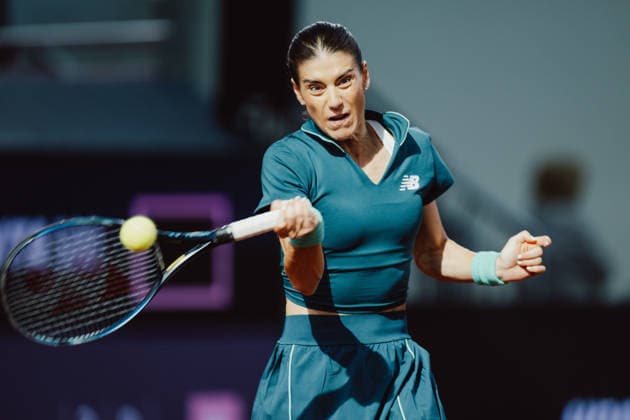 TENNIS - WTA, Tennis Damen Upper Austria Ladies Linz LINZ,AUSTRIA,07.APR.26 - TENNIS - WTA Tour, Upper Austria Ladies Linz. Image shows Sorana Cirstea (ROU).  GEPAxpictures xAlexanderxSolc