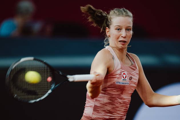 TENNIS - WTA, Tennis Damen Upper Austria Ladies Linz LINZ,AUSTRIA,07.APR.26 - TENNIS - WTA Tour, Upper Austria Ladies Linz. Image shows Sinja Kraus (AUT).  GEPAxpictures xAlexanderxSolc