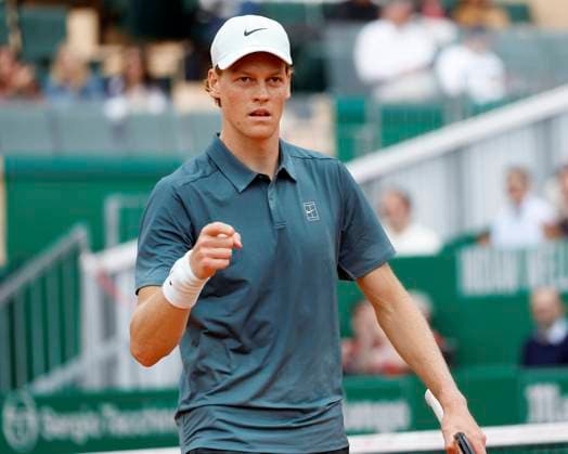 Monte-Carlo Rolex Master Tennis PHOTOPQR NICE MATIN Dylan Meiffret ; Roquebrune Cap-Martin ; 07 04 2026 ; 119e edition du Rolex Monte-Carlo Masters de Tennis. Matchs du 4e jour. ICI : match entre l italien Jannik Sinner et le francais Ugo Humbert. Jannik Sinner remporte le match. ICI : Jannik Sinner Rolex Monte-Carlo Masters at Monte-Carlo Country Club on April 7, 2026 in Monte-Carlo. Roquebrune Cap-Martin France  Copyright: xPHOTOPQR NICExMATIN MAXPPPxDylanxMeiffretx 20260407NIM7583 20260407NIM7583
