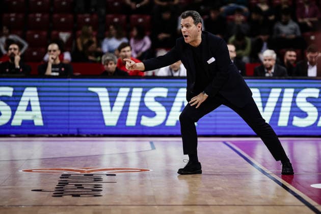 Hapoel s head coach Dimitrios Itoudis during the Euroleague game between Hapoel IBI Tel Aviv vs Fenerbahce - Arena 8888 in Sofia, Bulgaria on April 7, 2026  Copyright: xIvanxSxIvanov IPAxSportx xipa-agency.netx xx IPA_73809743 IPA_Agency_IPA73809743
