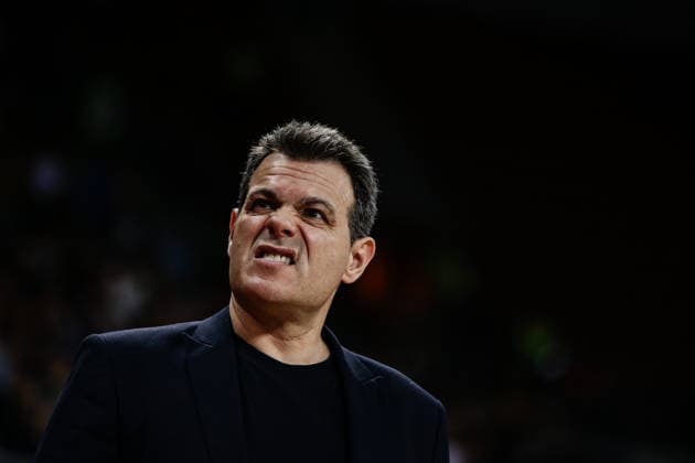 Hapoel s head coach Dimitrios Itoudis during the Euroleague game between Hapoel IBI Tel Aviv vs Fenerbahce - Arena 8888 in Sofia, Bulgaria on April 7, 2026  Copyright: xIvanxSxIvanov IPAxSportx xipa-agency.netx xx IPA_73810013 IPA_Agency_IPA73810013