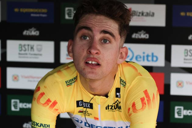07-04-2026 Itzulia Basque Country; Tappa 02 Pamplona - Cuevas De Mendukilo; 2026, Decathlon - Cma Cgm; Seixas, Paul; Cuevas De Mendukilo; 