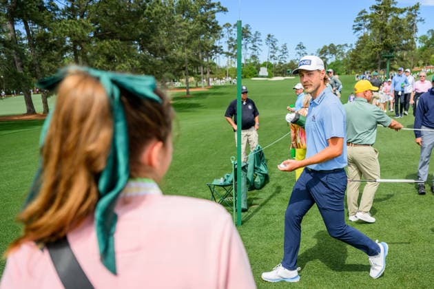 260407 Kristoffer Reitan of Norway during a practice round prior to the 2026 Masters Golf Tournament on April 7, 2026 in Augusta. Photo: Petter Arvidson BILDBYRAN kod PA PA1191 golf masters bbeng the masters augusta norge Copyright: PETTERxARVIDSON BB260407PA010
