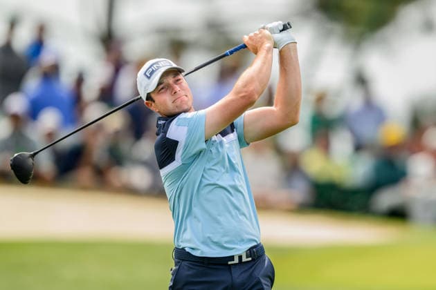 260407 Viktor Hovland of Norway during a practice round prior to the 2026 Masters Golf Tournament on April 7, 2026 in Augusta. Photo: Petter Arvidson BILDBYRAN kod PA PA1191 golf masters bbeng the masters augusta norge Copyright: PETTERxARVIDSON BB260407PA012