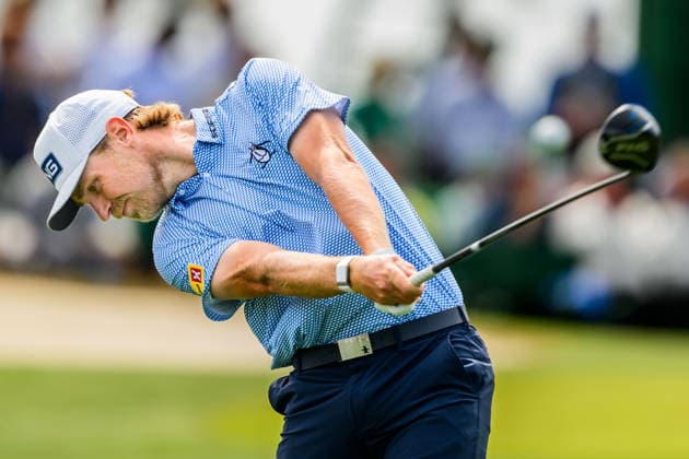 260407 Kristoffer Reitan of Norway during a practice round prior to the 2026 Masters Golf Tournament on April 7, 2026 in Augusta. Photo: Petter Arvidson BILDBYRAN kod PA PA1191 golf masters bbeng the masters augusta norge Copyright: PETTERxARVIDSON BB260407PA013