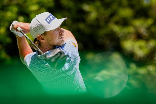 260407 Kristoffer Reitan of Norway during a practice round prior to the 2026 Masters Golf Tournament on April 7, 2026 in Augusta. Photo: Petter Arvidson BILDBYRAN kod PA PA1191 golf masters bbeng the masters augusta norge Copyright: PETTERxARVIDSON BB260407PA031