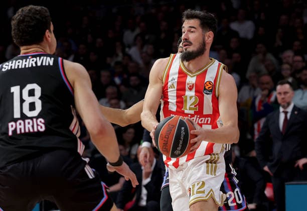 Crvena Zvezda v Paris Basketball, Euroleague, season 2025 2026, round 36 Belgrade, Serbia. 7th April, 2026. Crvena Zvezda s Nikola Kalinic during Euroleague basketball match between Crvena Zvezda (Red Star) and Paris on April 7. 2026. in Belgrade, Serbia. Belgrade Serbia Copyright: xPedjaxMilosavljevic STARSPORTx