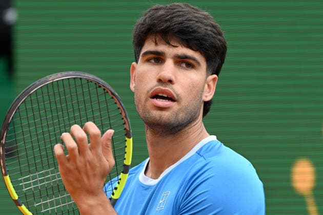 CARLOS ALCARAZ, Spain, Spagna, Monte Carlo Rolex Master 2026, azione, action, single shot TENNIS ROLEX MONTE-CARLO MASTERS 2026