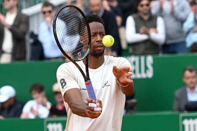 GAEL MONFILS, France, francia, Monte Carlo Rolex Master 2026, azione, action, single shot TENNIS ROLEX MONTE-CARLO MASTERS 2026